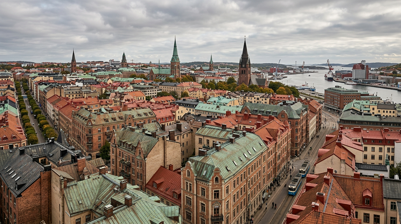 Göteborgs taklandskap