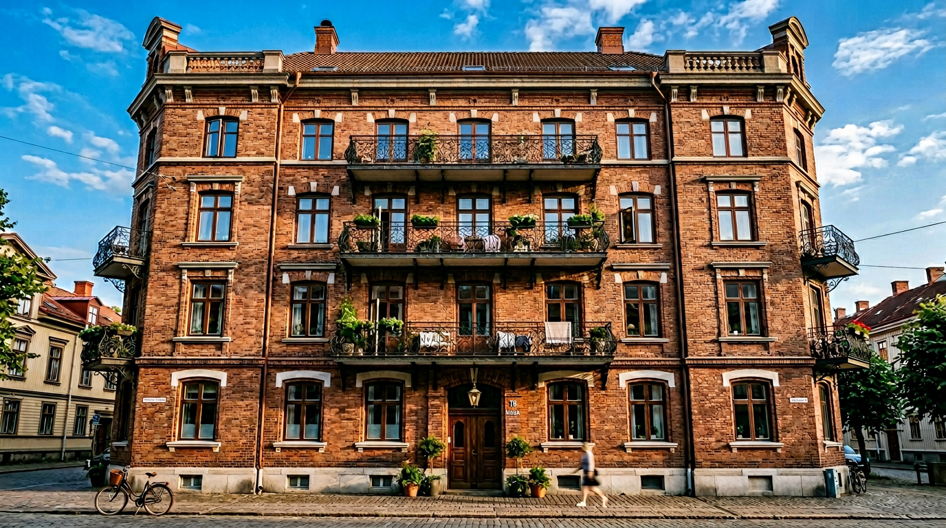 Klassisk Göteborgs-fastighet